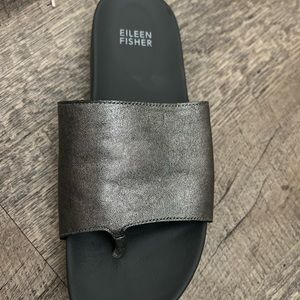 Eileen Fisher chic leather sandals